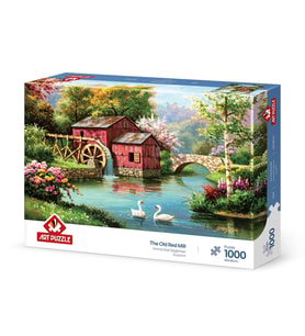 Art Puzzle Kırmızı Eski Değirmen 1000 Parça Puzzle