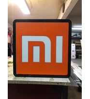 Mi Yazılı Tabela 3D Led Neon Etkili Işıklı Tabela 30X45 CM Tek Taraflı