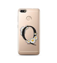 Papatya Harf Tasarım Süper Şeffaf Silikon Telefon Kılıfı Huawei P9 Lite (2017) M