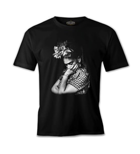 Frida Kahlo Siyah Erkek Tshirt
