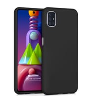 Microsonic Matte Silicone Samsung Galaxy M51 Kılıf Siyah