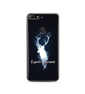 Harry Poter Tasarımlı Süper Şeffaf Silikon Telefon Kılıfı Huawei Y7 2018