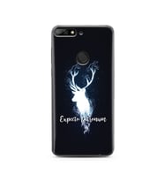 Harry Poter Tasarımlı Süper Şeffaf Silikon Telefon Kılıfı Huawei Y7 2018