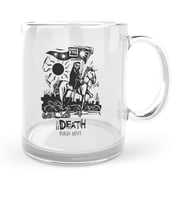 BK Gift Kişiye Özel Tarot Death Ölüm Cam Kupa Bardak