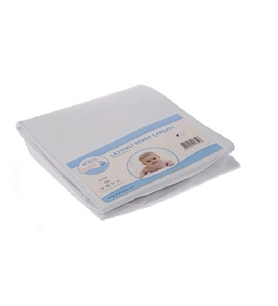 Ships Baby Lastikli Bebek Çarşafı - 70x135 - Beyaz