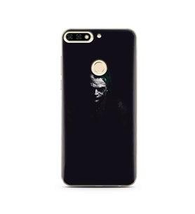 Joker Tasarım Süper Şeffaf Silikon Telefon Kılıfı Huawei Honor 7C- y7 2018 