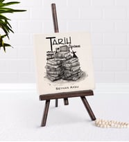 BK Gift Kişiye Özel Tarih Öğretmeni Şovaleli Doğal Taş-1 (Beyaz)