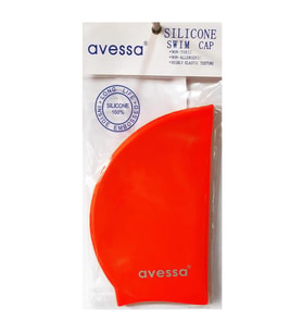 Avessa Silikon Bone Açık Kırmızı Havuz Bonesi SC404
