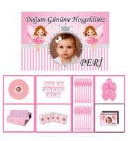 Doğum Günü Pembe Melek Konsept 20 Kişilik