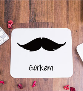 Bıyık Tasarım İsme Özel Mouse Pad