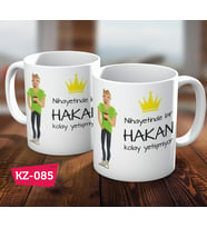 Kişiye Özel İsimli Nihayetinde Kolay Yetişmiyor Hediye Kupa Bardak