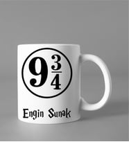Kişiye Özel Harry Potter 9 3/4 Kupası