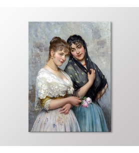Arty Tablo Two Venetian Women Tablo (Karışık)