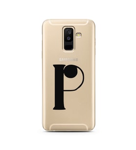 Samsung A6 Plus Harf Tasarımlı Telefon Kılıfı P-Harfi 