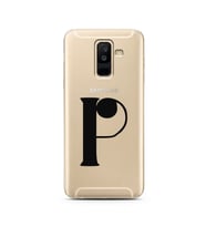 Samsung A6 Plus Harf Tasarımlı Telefon Kılıfı P-Harfi 