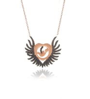 Söğütlü Silver Onix taşlı Bebeğim Kolye