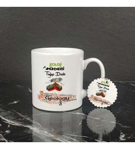 Jeoloji Mühendisi Kupa Bardak ve Anahtarlık Set