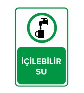 NEW JARGON - İçilebilir Su Levhası - Sac Malzeme 35x50cm