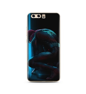 Örümcek Adam Tasarım Süper Şeffaf Silikon Telefon Kılıfı Huawei P10 