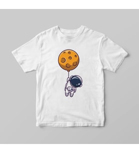 Astronot Uzay Tişörtü (Büyük - Çocuk)