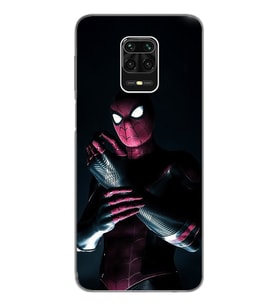 Örümcek Adam Tasarım Süper Şeffaf Silikon Telefon Kılıfı Xiomai Redmi Note 9 Pro