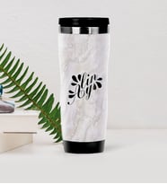 BK Gift Kişiye Özel Mermer Desenli Çelik Termos Bardak  6