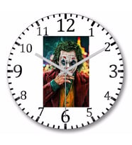 Joker Çiçek Katili Duvar Saati Bombeli Gercek Cam