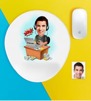 BK Gift Kişiye Özel Gamer Karikatür Bilek Destekli Mouse Pad  1