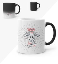 BK Gift Kişiye Özel 365 Mutlu Yeni Gün Sihirli Kupa Bardak  3