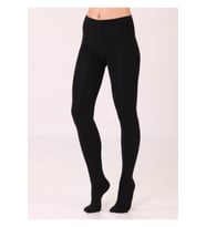 Thermoform Kadın Bambu Külotlu Çorap Siyah (Çok Renkli)
