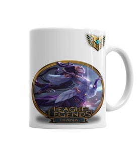 Diana LoL League Of Legends Kupa Bardak Porselen