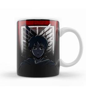 Attack On Titan Human Hope Kupa Bardak Porselen