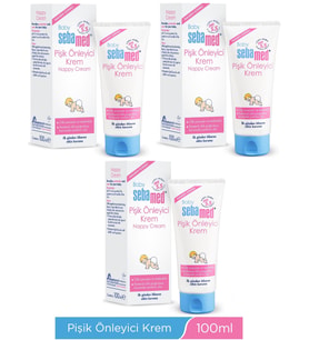 Sebamed Bebek Pişik Önleyici Krem 100ML (3 Lü Set)
