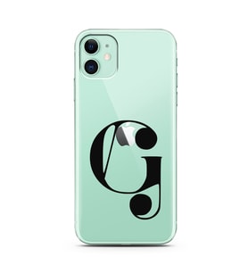 Iphone 11 Harf Tasarımlı Telefon Kılıfı G-Harfi 