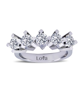 Lova G Renk 1,44 Karat Pırlanta Beştaş Yüzük - 1020183