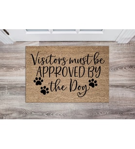 Approved By The Dog Kapı Paspası