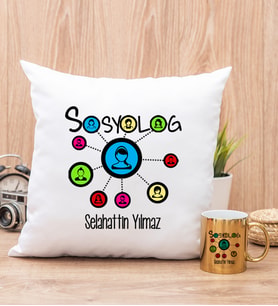Sosyolog Yastık ve Gold Kupa Bardak