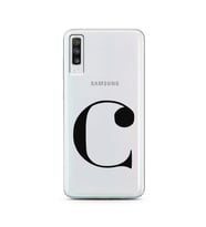 Samsung A70 Harf Tasarımlı Telefon Kılıfı C-Harfi 