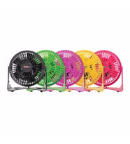 4" Masa Üstü Renkli Vantilatör Mini Fan