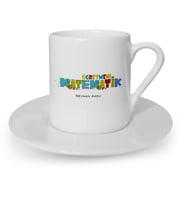BK Gift Kişiye Özel Matematik Öğretmeni Türk Kahvesi Fincanı  2
