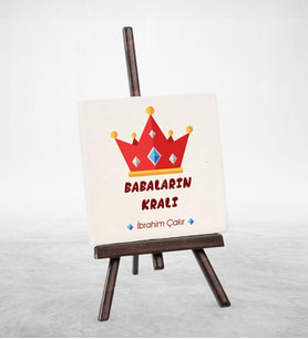 Babalar Günü Temalı  Şovaleli Doğal Taş 19684