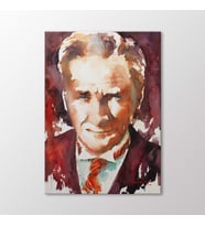 Arty Tablo Atatürk Sulu Boya Tablo (Karışık)