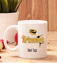 Arkeologlara Hediye Beyaz Kupa Bardak