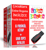 Çocuklara Enine Boyuna İngilizce Pratik Kitap Seti (6 Fasikül Kitap)
