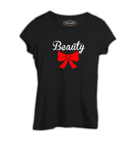 Beauty and the Beast - Beauty  Siyah Kadın Tshirt