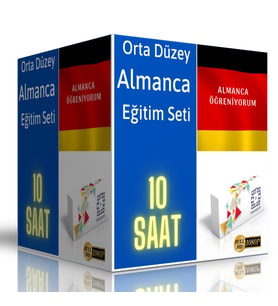 Almanca Orta Düzey Görüntülü Eğitim Seti
