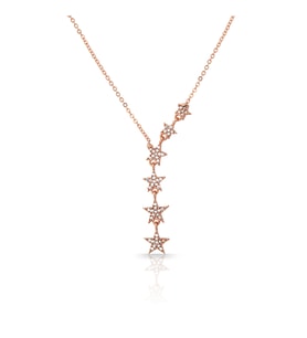 Forentina Rose Sallantılı Yıldız Kolye PS1475