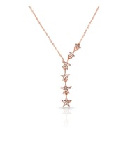 Forentina Rose Sallantılı Yıldız Kolye PS1475