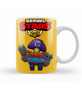 Brawl  Stars Darryl Kupa Bardak Porselen