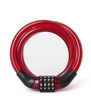 MEETLOCKS Bisiklet/Motorsiklet Kablo Kilidi Coiled Kombinasyonu 